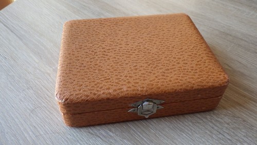 Schatulle Schatulle mit 12 Löffeln Metall versilbert BIRNE CHALONS SUR MARNE v. 1955 - Bild 2 von 5