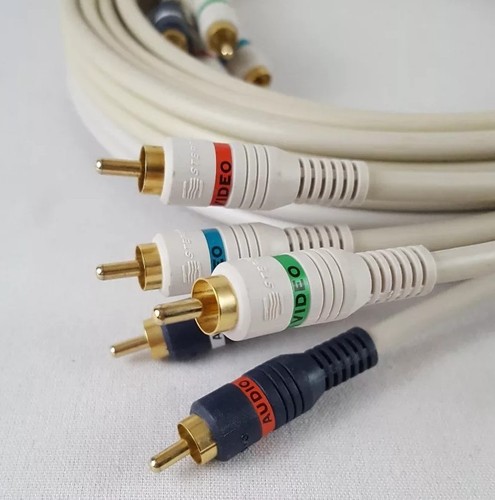 Python Premium HD 5 RCA Component RGB YPbPr Video Stereo Audio Cable HDTV 12FT - Picture 2 of 4
