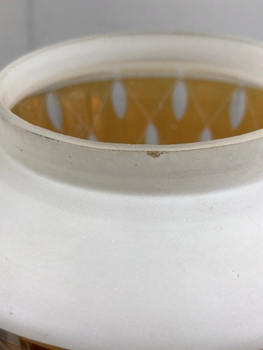 ANTIGUA pantalla de cristal bicolor años 50 - Imagen 8 de 8