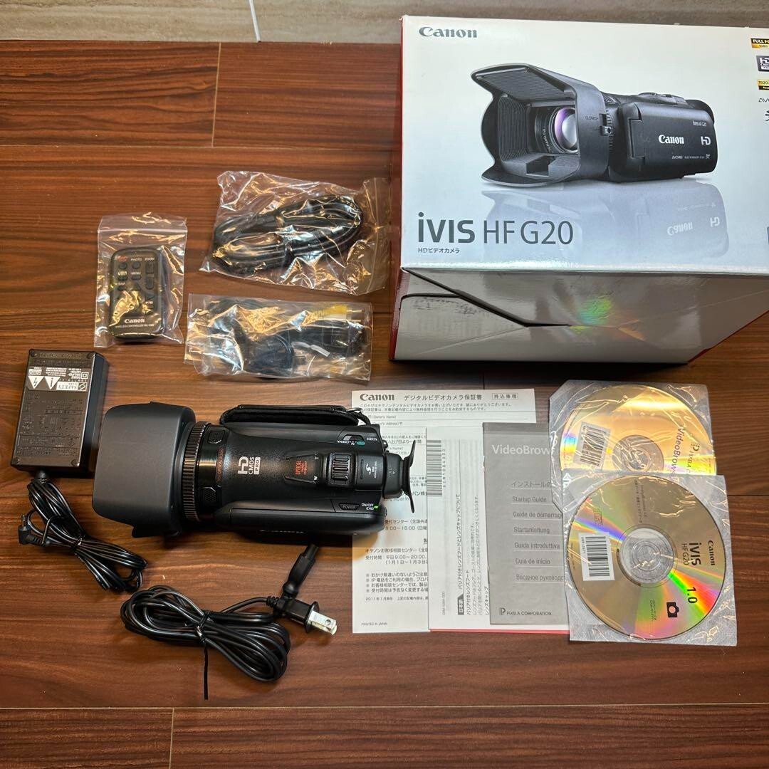 Canon IVIS フルハイビジョンビデオカメラ HF G20 2461 Canon IVIS Full HD Video Camera HF G20 2461 From Japan | eBay
