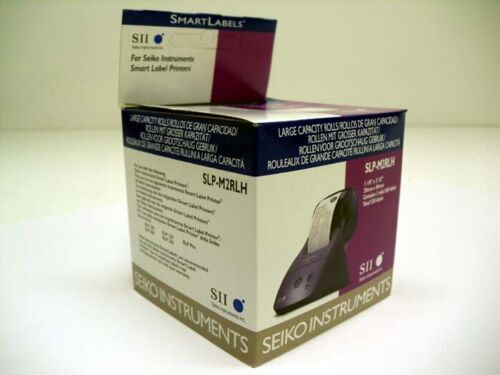 520 etiquetas Seiko SLP-M2RLH 1-1/8 X 3-1/2 2 rollos blancas - Imagen 2 de 3