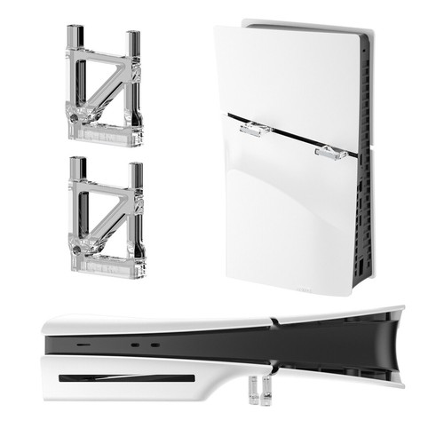 Horizontal Halterung Stand für Sony PS5 Slim Disc & Digital Edition Console - Picture 2 of 16