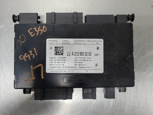2010-2016 Mercedes-Benz E350 LH Driver Seat Memory Control Module 2129005200 OEM - Picture 1 of 10