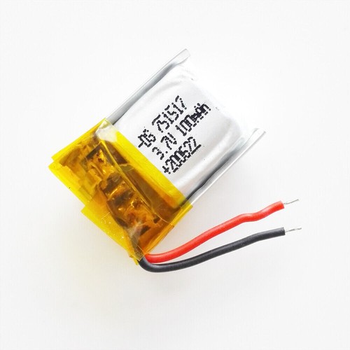 10×3.7V 20C 100mAh 751517 Rechargeable Battery for CX-10 CX12 JJ810 JJ820 V646 - Picture 4 of 7