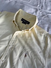 Ralph Lauren Button Down Shirt Men 16 / 34 XL YARMOUTH Colored Pony Logo