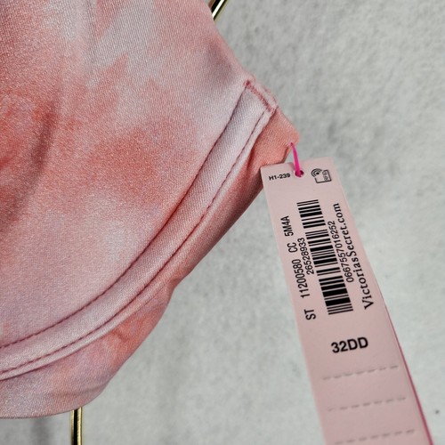 Neu Victoria's Secret 2-teiliges Bikini-Set pink Batik Schwimmen 32DD bis Small Bikini - Bild 9 von 12