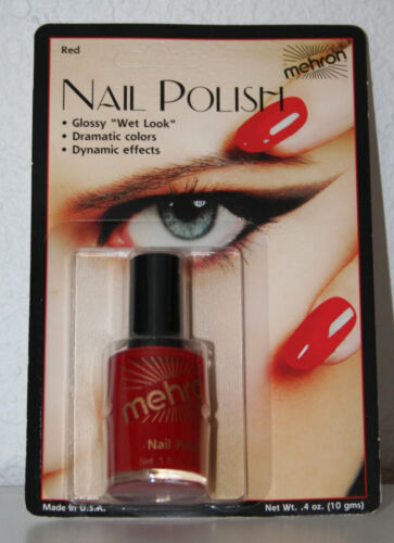 Nail Polish makeup long lasting glossy special effect costume Mehron theatrical - Picture 10 of 10