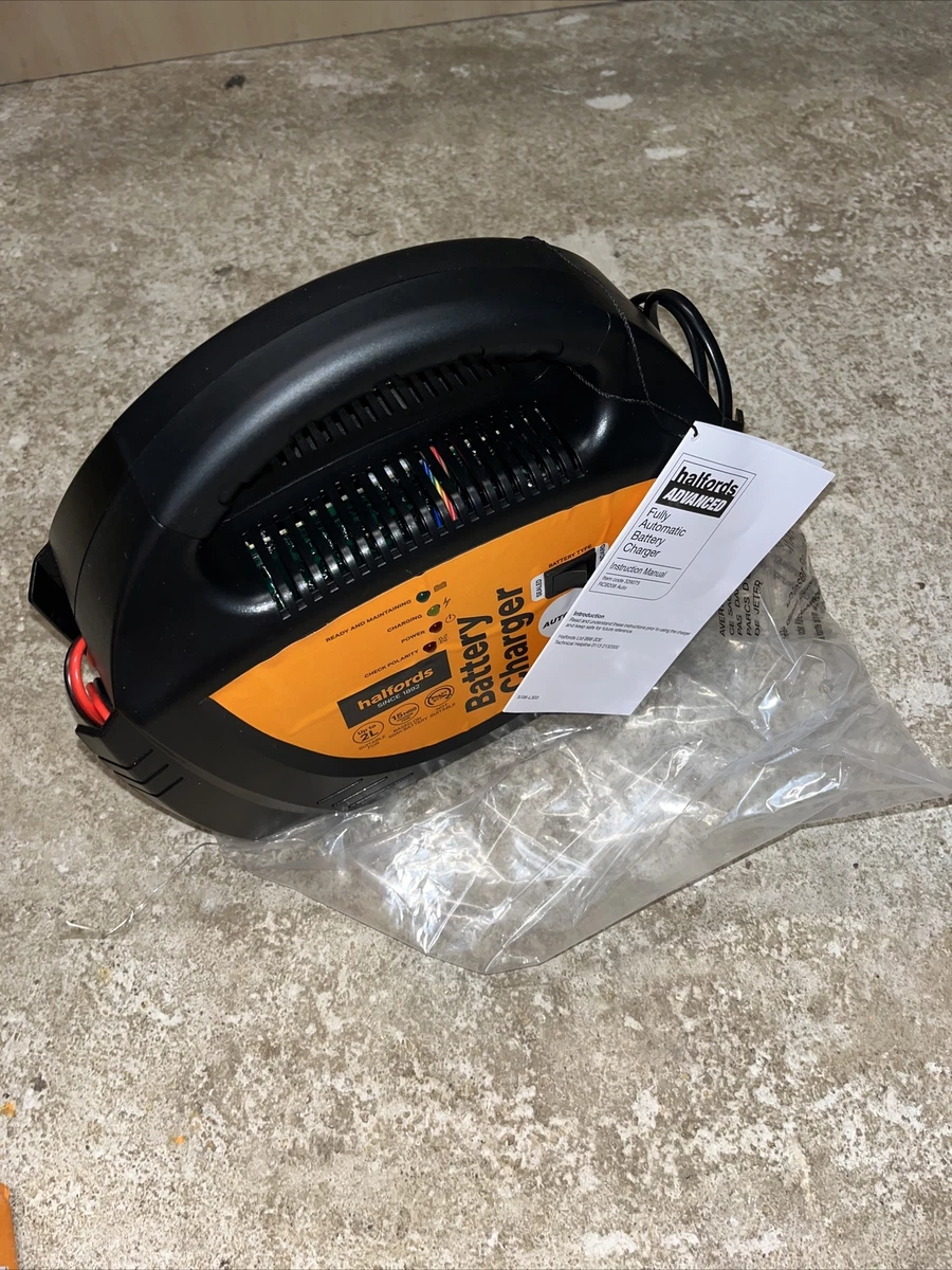 Halfords advanced fully 2024 automatic battery charger