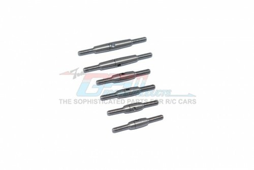 For LOSI-Mini-T-STAINLSS ADJ FRNT & REAR ARM TIE ROD+FRNT STEERING-NO BALL ENDS- - Picture 1 of 4