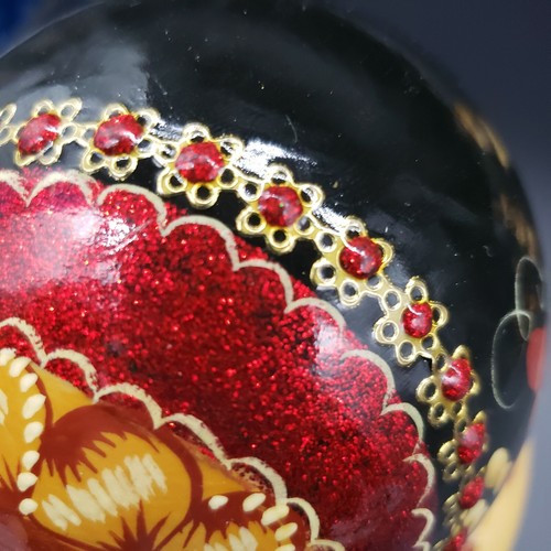 8" Russian Nesting Doll 15 pieces Floral Pattern - Picture 8 of 12