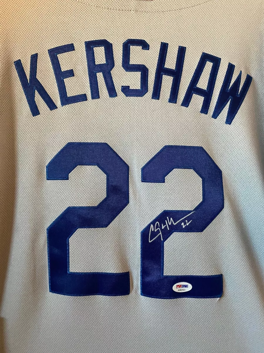 Clayton Kershaw Authentic Autographed Los Angeles Dodgers Jersey