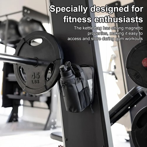 Gym Magnettasche Tragbar Damen Herren Wasserflasche Tasche für Gym Fitness Reisen - Bild 7 von 19