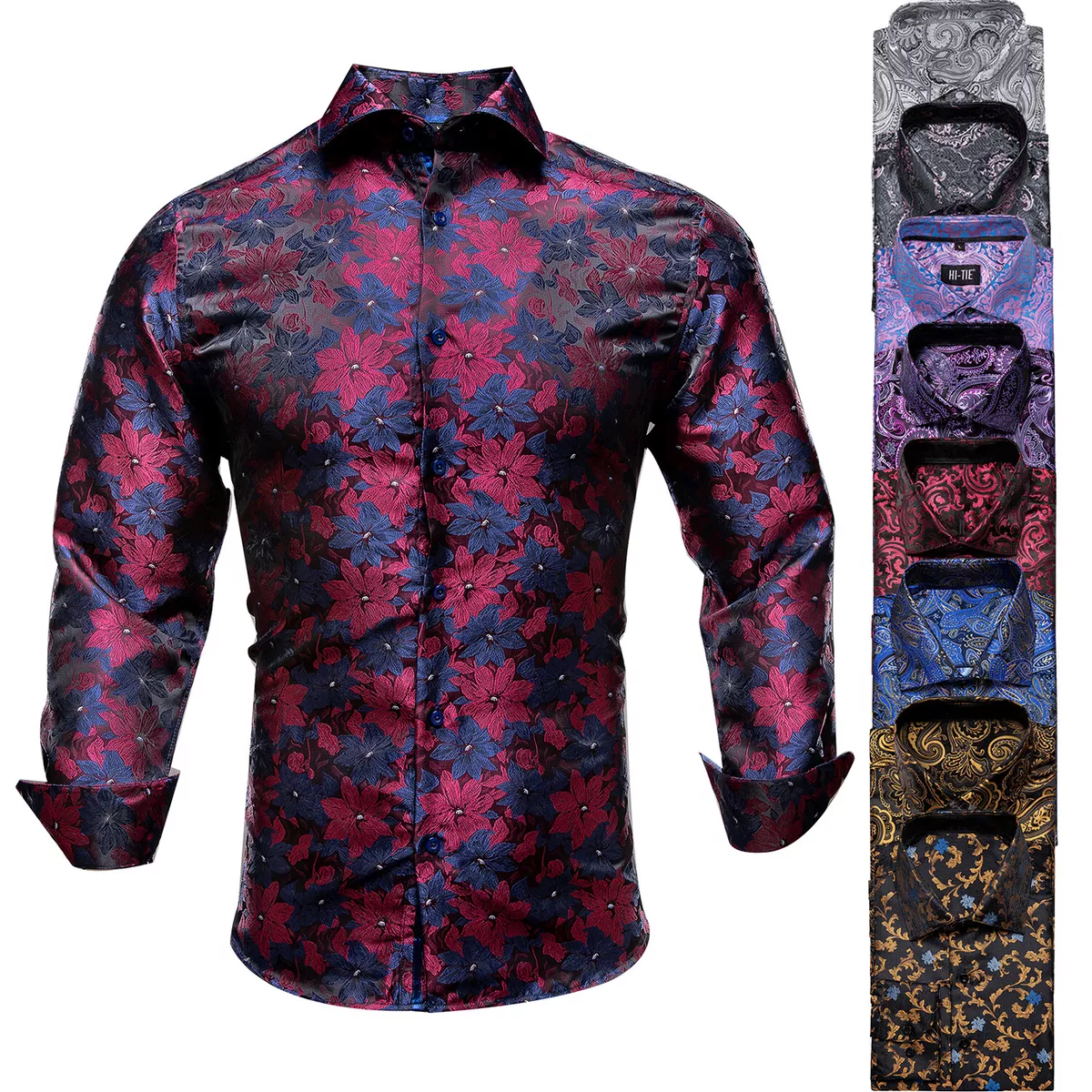 Mens printed dress shirts clearance