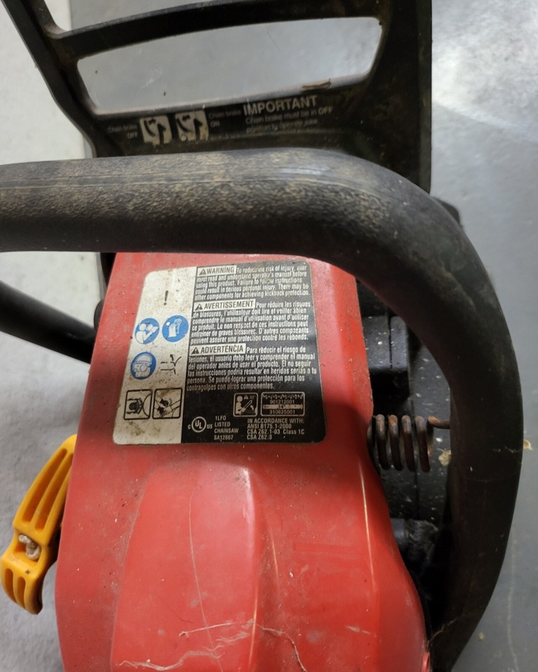 HOMELITE 35CC CHAINSAW UT10540 (Parts) eBay