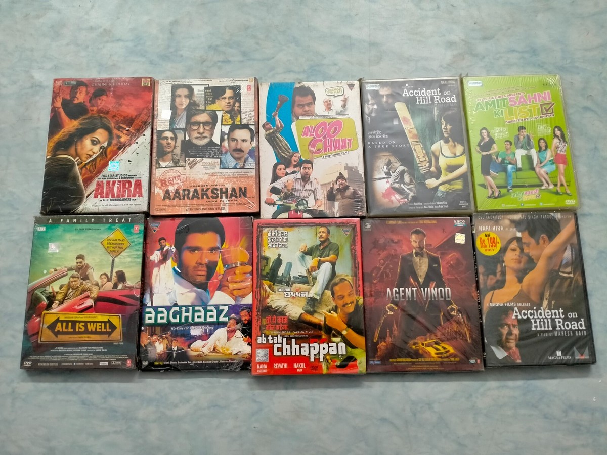 Bollywood Hindi Movies (old New Films) DVD Lot of 190 pcs Brand