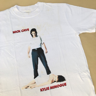 1995 NICK CAVE Kylie Minogue Where The Wild Roses Grow T Shirt Full Size S-5XL