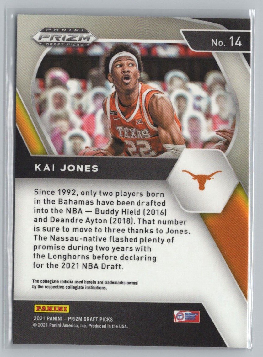 2021 Panini Prizm Draft Picks Kai Jones 14 E eBay