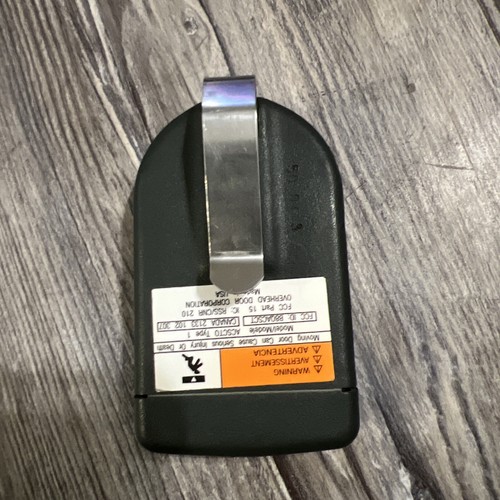 Overhead Door ACSCTO Type 1 (1-Button) Garage Door Gate Opener Remote with clip - Picture 2 of 3