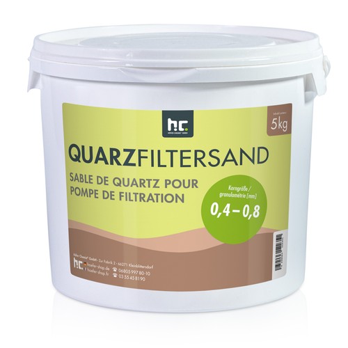 5 kg Quarzsand Filtersand Sandfilter 04 - 08mm  für Pool & Schwimmbad - Bild 1 von 3