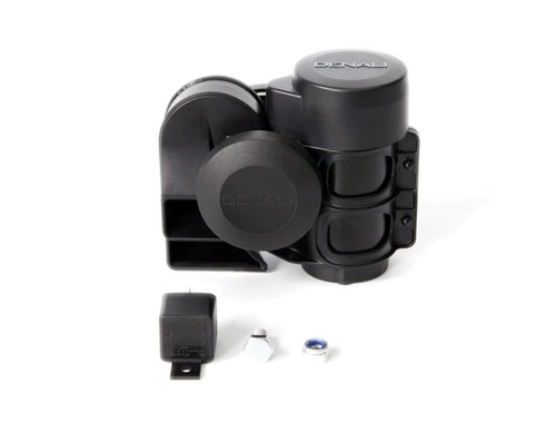 Denali SoundBomb tromba d'aria bicolore nero BMW K1600 GTL 2011 - 2023 - Foto 4 di 6