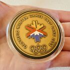 Rare Winter Olympic Commemorative Coin Medallion 2002 ~ Slc Salt Lake City Logo