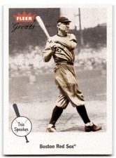 2002 Fleer Greats of the Game Tris Speaker Boston Red Sox #5
