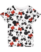 Disney Mickey Mouse, Minnie Mouse MäDchen 7-8 Jahre KurzäRmeliges T-Shirt