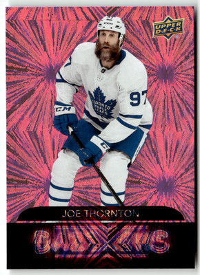 2020-21 Upper Deck Extended Series NHL No. DZ-140 Joe Thornton Dazzlers Pink