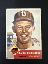 VINTAGE 1953 TOPPS GORDON GOLDSBERRY #200  ST. LOUIS BROWNS