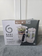 Babymoov Nutribaby Plus 6 in 1 Baby Food Maker, baby food blender Black + White