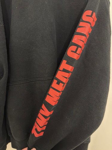 Tiny Meat Gang Felpa Uomo XXL Nera Felpa con Cappuccio Musica TMG Tour 2019 Pullover - Foto 5 di 8