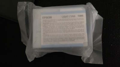 2023 GENUINE EPSON T5805 LIGHT CYAN INK STYLUS PRO 3800 3880 80ml FACTORY SEAL