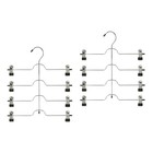 2 Pieces Jeans-Kleiderbügel Hosenklemmbügel Mehrschichtiger Haushaltshalter