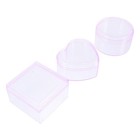 3pcs Plastic Storage Containers Candy Chocolate Snack Storage Boxes