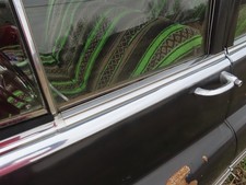51-53 Buick Special Super Four Door Left Front Lower Door Belt Molding Trim