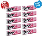 10×14g Dirol Bubble Fresh Gum Fruit & Mint – Sugar-Free Teeth Whitening Gum