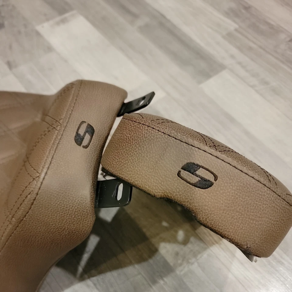 Asiento individual Saddlemen Renegade Lattice 06-17 Harley Softail Heritage Deluxe marrón Foto 4 de 4