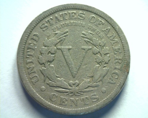 1911 LIBERTY NICKEL VERY GOOD+ VG+ NICE ORIGINAL COIN BOBS COINS FAST 99c SHIP - Picture 2 of 2