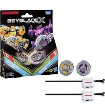 Beyblade X And Transformers Collab Bumblebee 3-60Gp Vs. Shockwave 5-80O 2