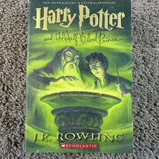 Harry Potter and the Half Blood Prince By JK Rowling Paperback Scholastic Used