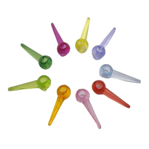 100 Stck. Gemischte Farben Transparent Acryl Stachel Anhänger 25mm für Basketball Frauen - Bild 6 von 9