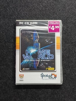 HomeWorld 3D Real-Time Strategy PC CD ROM (2001) PAL UK - SciFi - Neu / Versiegelt