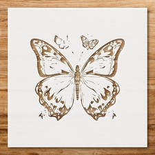 Cartoon Butterfly Wall Art Reusable Plastic Stencil - StencilAir