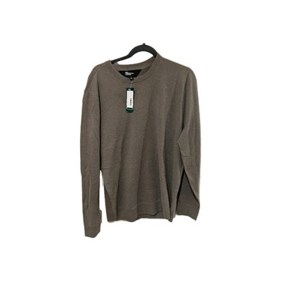 The Commons Fletcher 100% Cashmere Crewneck Dark Green Sweater Size L