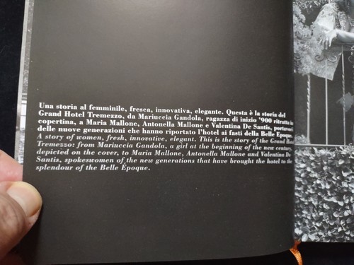 2 Grand Hotel Tremezzo HC Books A Love Story & An Autobiography Italian/English - Picture 12 of 24