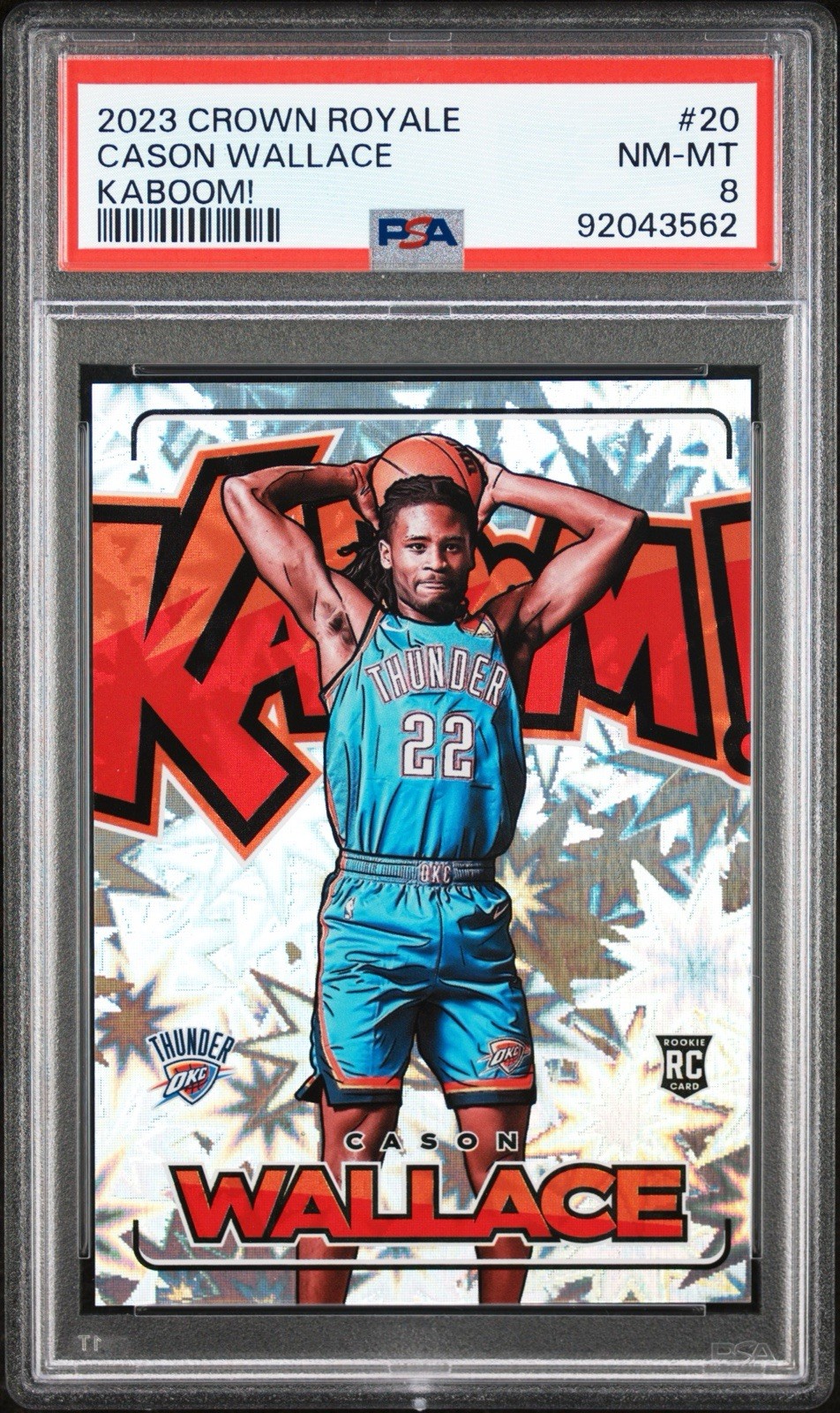 2023-24 Panini Crown Royale - Kaboom! Cason Wallace #20 (RC)