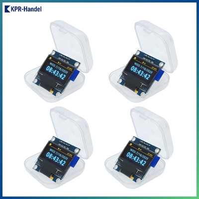 OLED LCD Display 0,96 Zoll 128x64 Pixel I2C Modul 4 Stück für Arduino