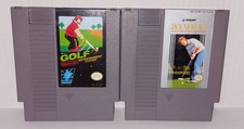 Lot of 2 Golf Nes & Jack Nicklaus Greatest Nintendo NES Tested