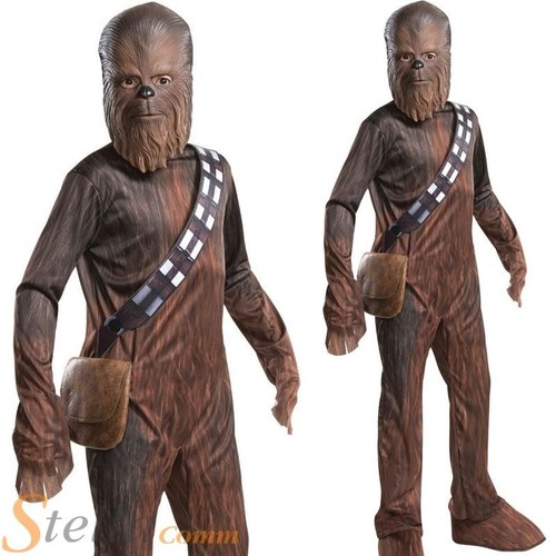 Boys Star Wars Force Awakens Episode 7 Chewbacca Wookie Fancy Dress Costume - Picture 1 of 4