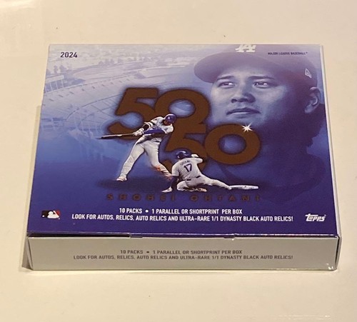 2024 Topps 50/50 Shohei Ohtani Sealed Sealed 1 Box 10-pack Baseball From japan - Bild 6 von 12